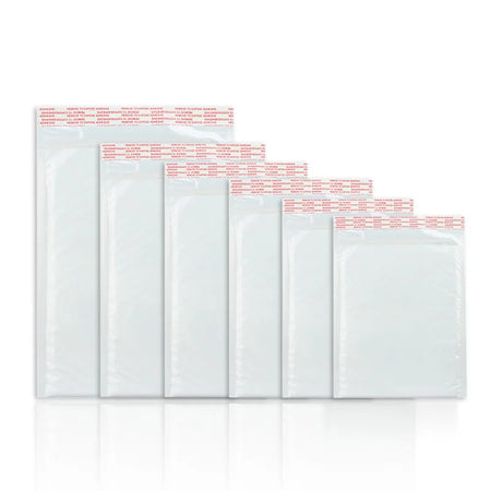 ALSMT Shockproof White Foam Envelope Bubble Bags - Pack of 50