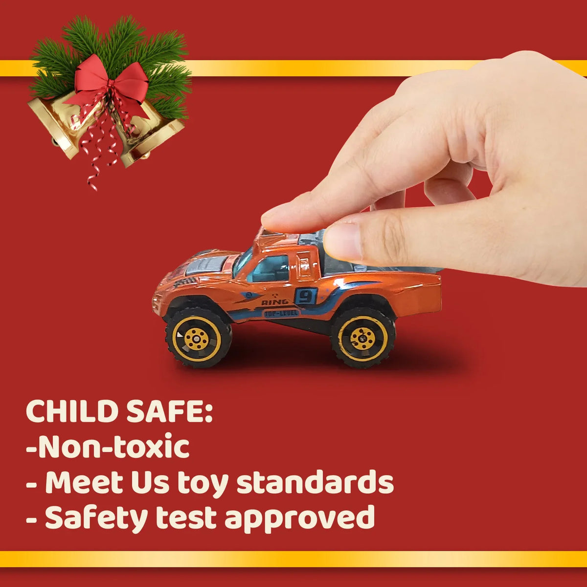 Christmas Advent Calendar Diecast Car Set &ndash; Inertia Sliding