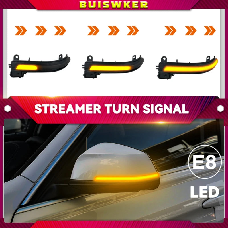 BMW Dinamička LED Žmigavac Sekvencijalna Svjetlost Ogledala
