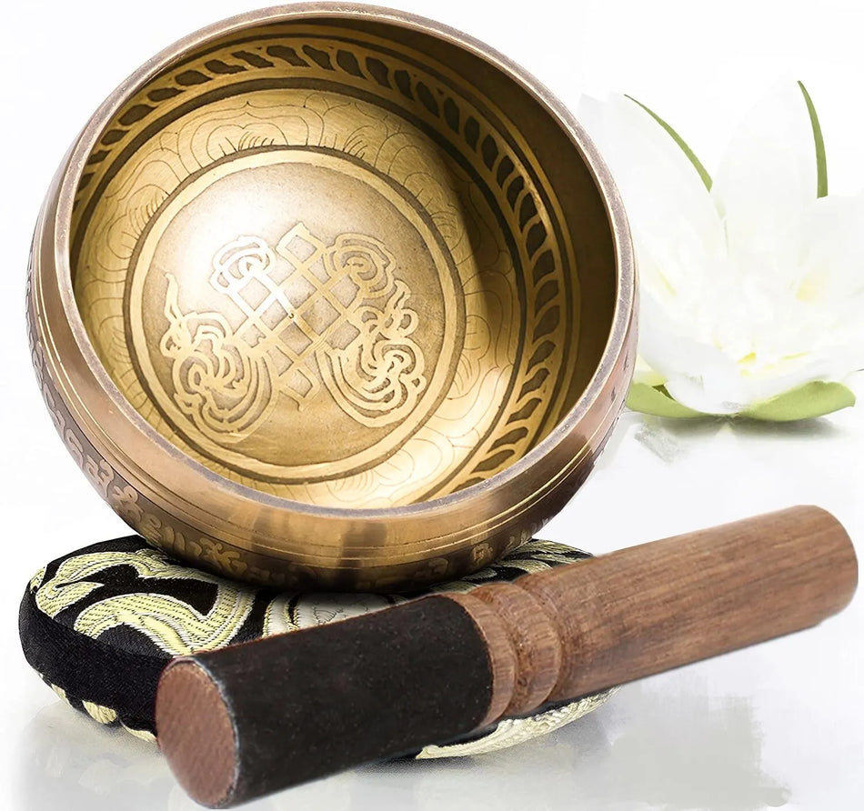 Tibetan Singing Bowl Set Totem Sound Bowl &ndash; Relaxation Aid