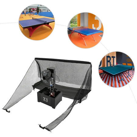 Z3 Ping Pong Ball Machine &ndash; 35-90 Balls/Min Speed, Durable