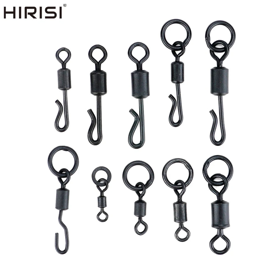 Hirisi Karper Swivels Snaps 20 Pack Snelle Verandering Stevige Ring