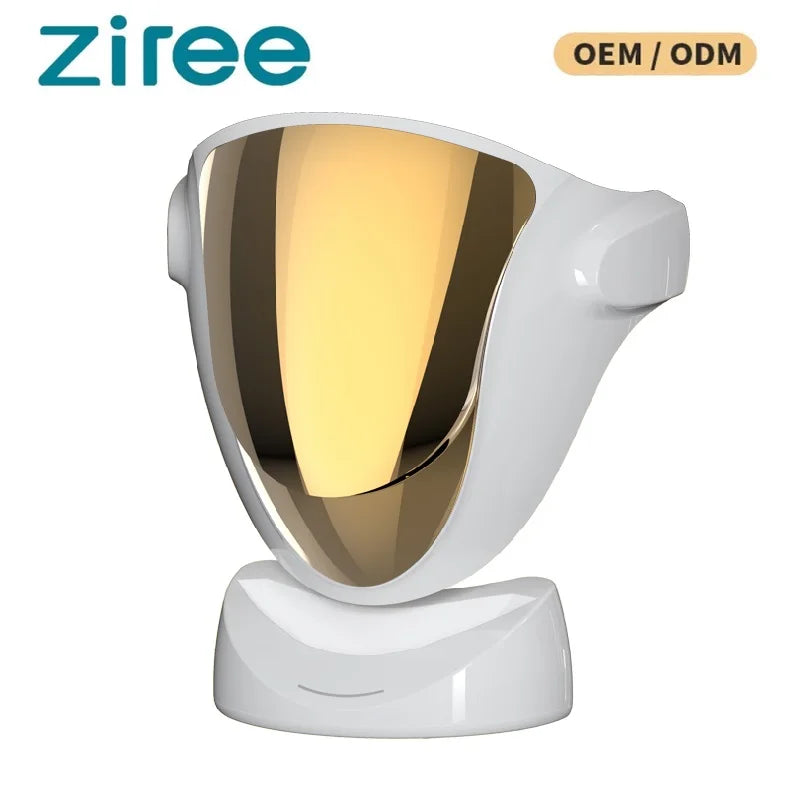 Μάσκα Θεραπείας Φωτός LED ZIREE για Πρόσωπο και Λαιμό Κόκκινο και Μπλε Φως για Ακμή, Ρυτίδες και Ανανέωση Δέρματος στο Σπίτι