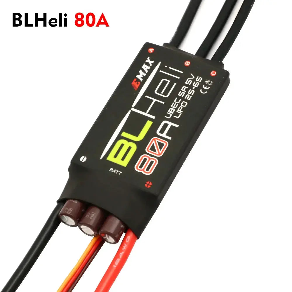 EMAX BLHeli 80A 60A 50A 40A 30A 20A 12A ESC for RC Multirotor Airplane Fixed-Wing FPV Racing Drone QAV250 QAV210 DIY Parts by InterCyprus Trading Ltd