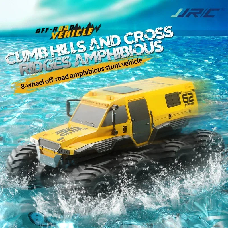 JJRC Q137 8WD RC Car &ndash; Amphibious All Terrain 8WD Ready