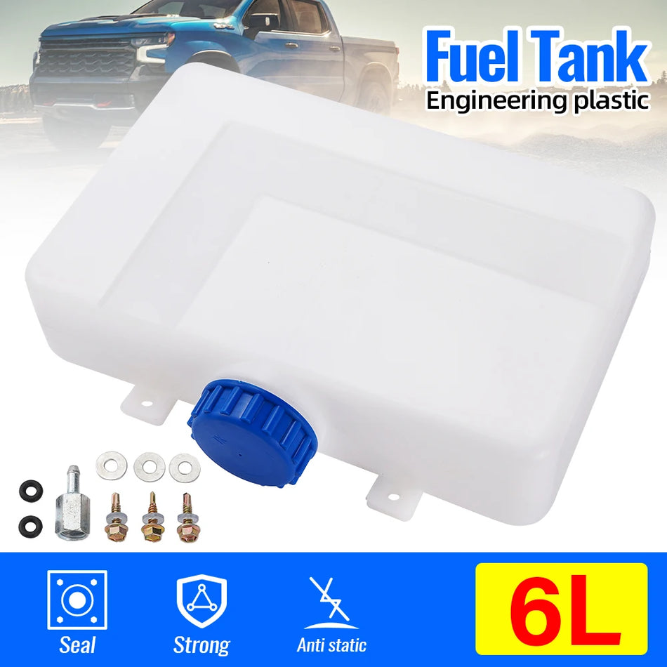 6L Fuel Tank for Car and Truck, Gasoline Canister, Corrosion Resistant Storage