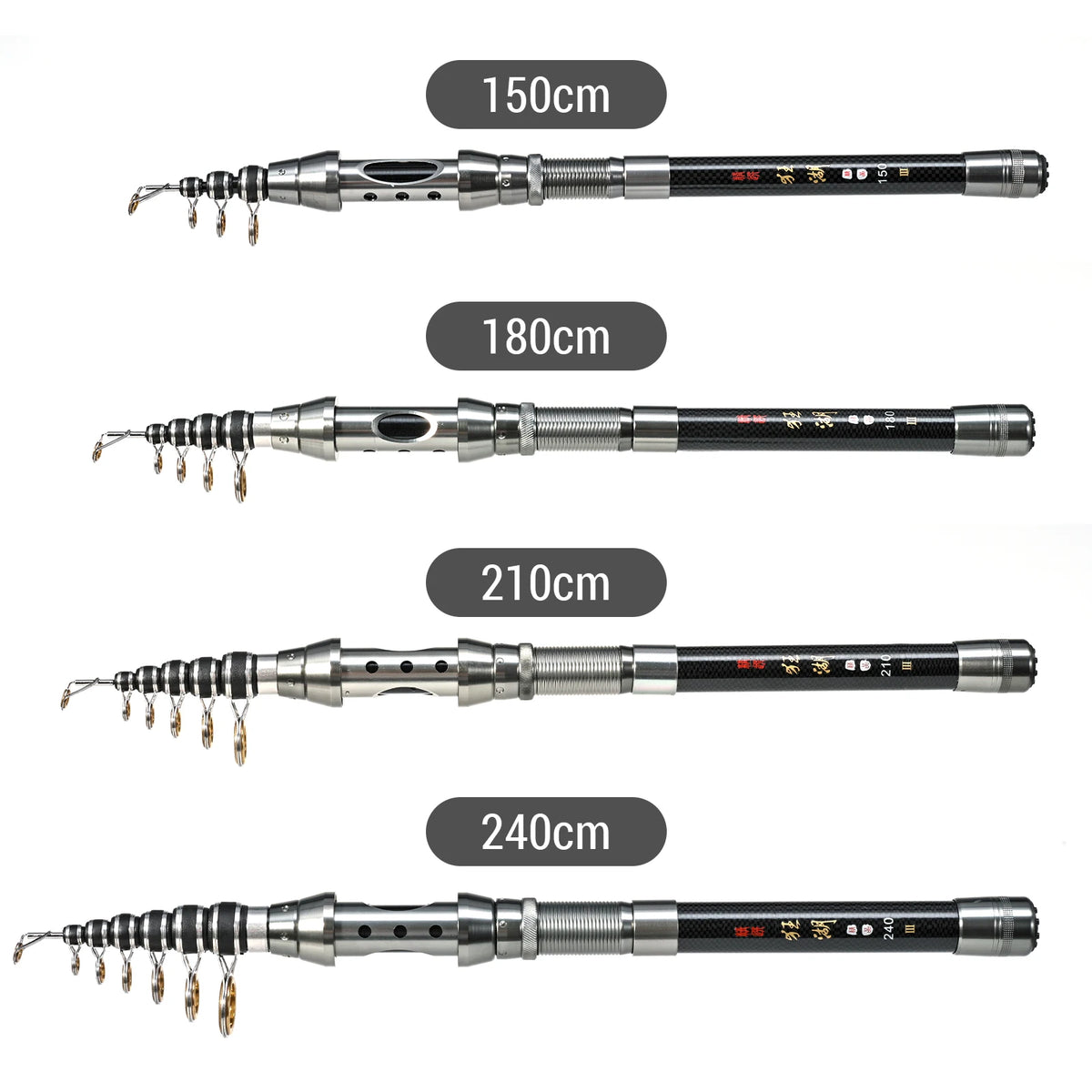 TOMSHOO Telescopic Fishing Rod Kit &ndash; Pliers and Lip Grip Kit