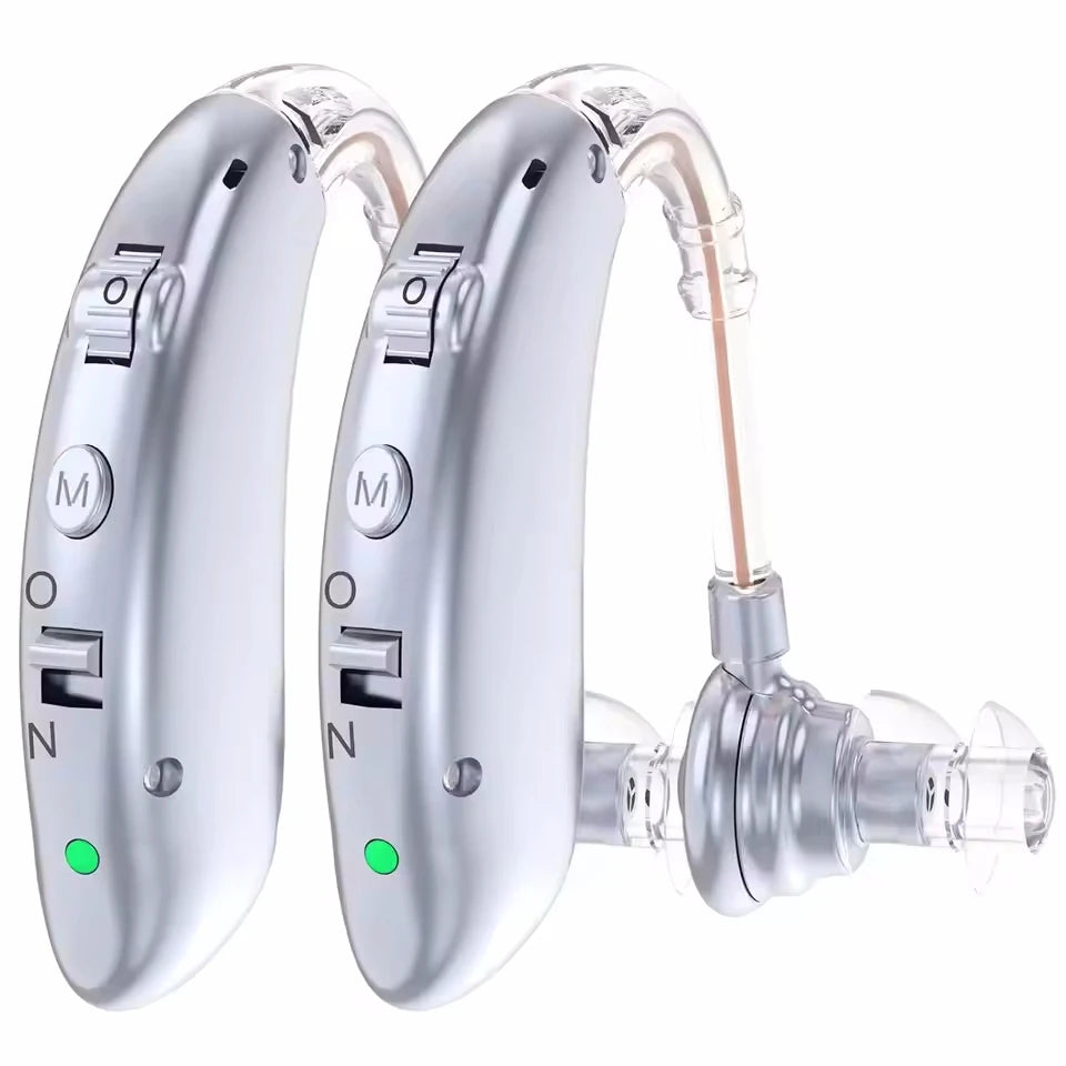 MUOXI 2025 Bluetooth Hearing Aid &ndash; USB Rechargeable with Adjustable Tone