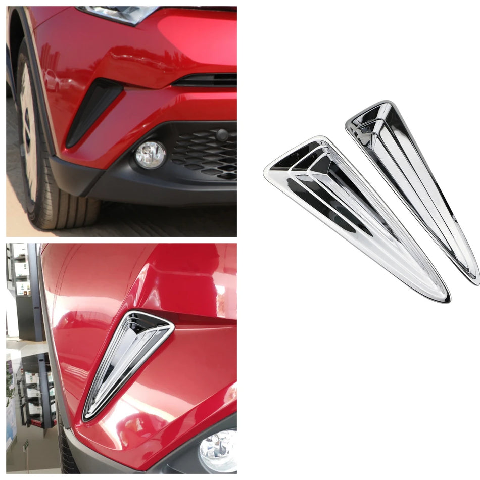 Рамка за капак на предни мъглови светлини за Toyota C-HR 2016-2019, ABS хромирано покритие, издръжлива ABS пластмаса