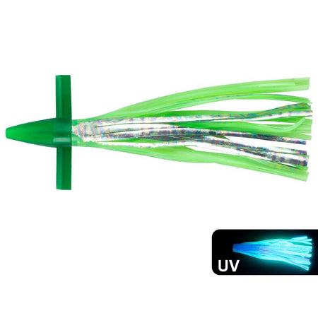 18cm/23cm Trolling Skirt Tuna Lures - Biomimetic Squid Bait for Sea Fishing green / 23cm / CHINA