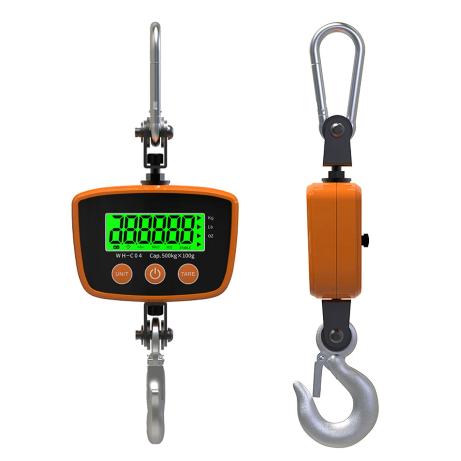 Heavy Duty Crane Scale 300Kg 500Kg WH-C04 &ndash; LCD Display
