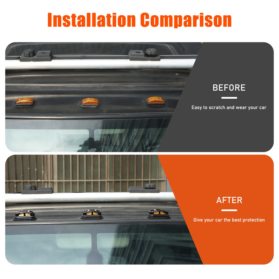 ABS Kiiltävä Musta Katto Valo Verkko Hummer H2 2003-2009