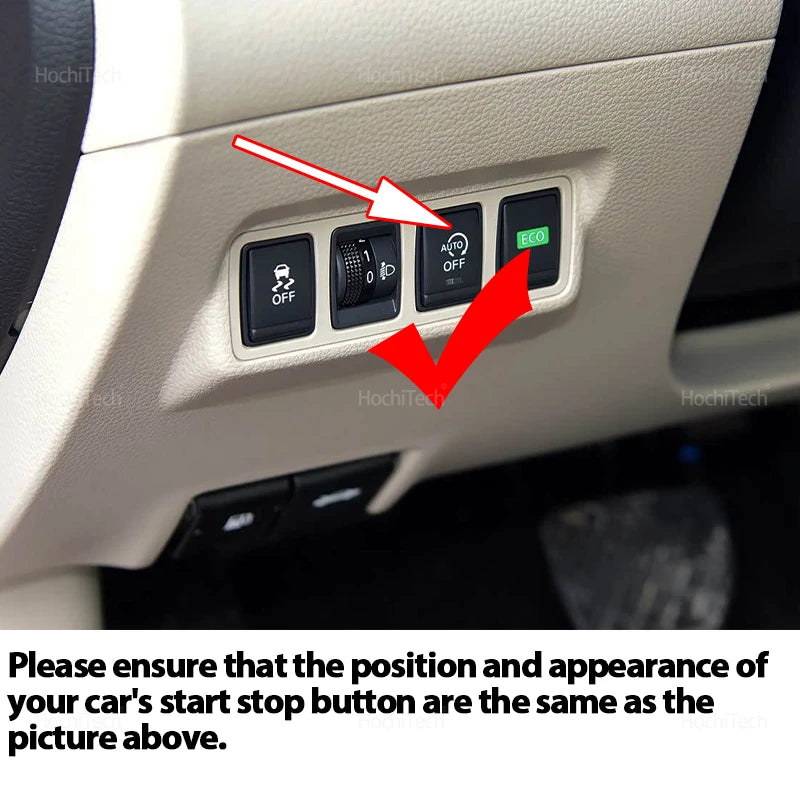 Interruptor de Desactivación de Arranque y Paro del Motor con Cable para Nissan Tiida C13