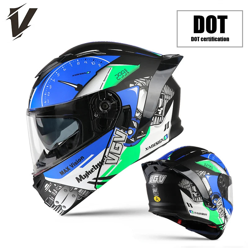 F242 Reverse P J Flip Helmet (Revo Graphic,L