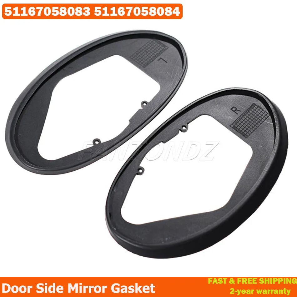 Sellos de juntas de goma para espejo de puerta para Mini Cooper R50 R52 R53