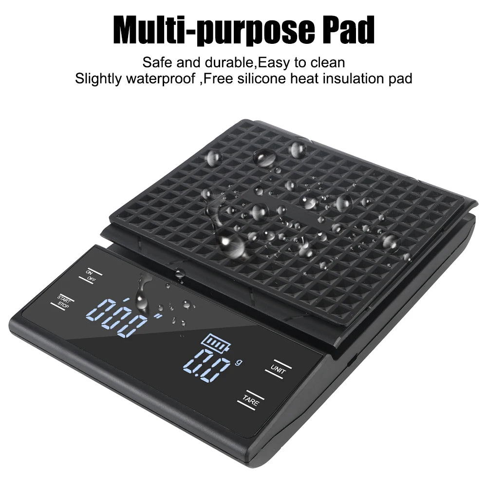 Digital Display LED 3KG Scale 0.1g 29583 &ndash; Auto Timer