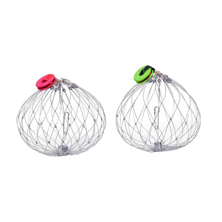 Durable Automatic Crab Trap - Steel Wire Fishing Net Gray / One Size