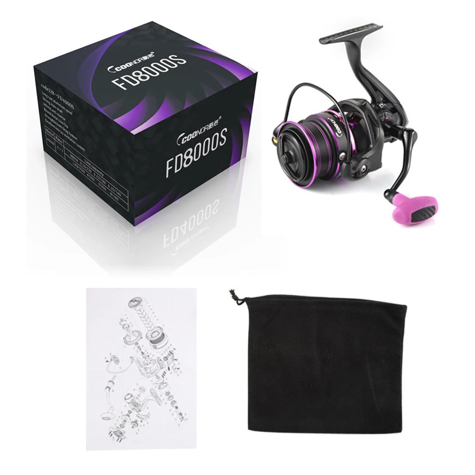 Saltwater Rotating Reel - Heavy Duty Metal Construction