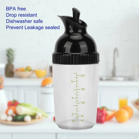 Dressing Container 200ml Salad Shaker BPA &ndash; Leak Proof