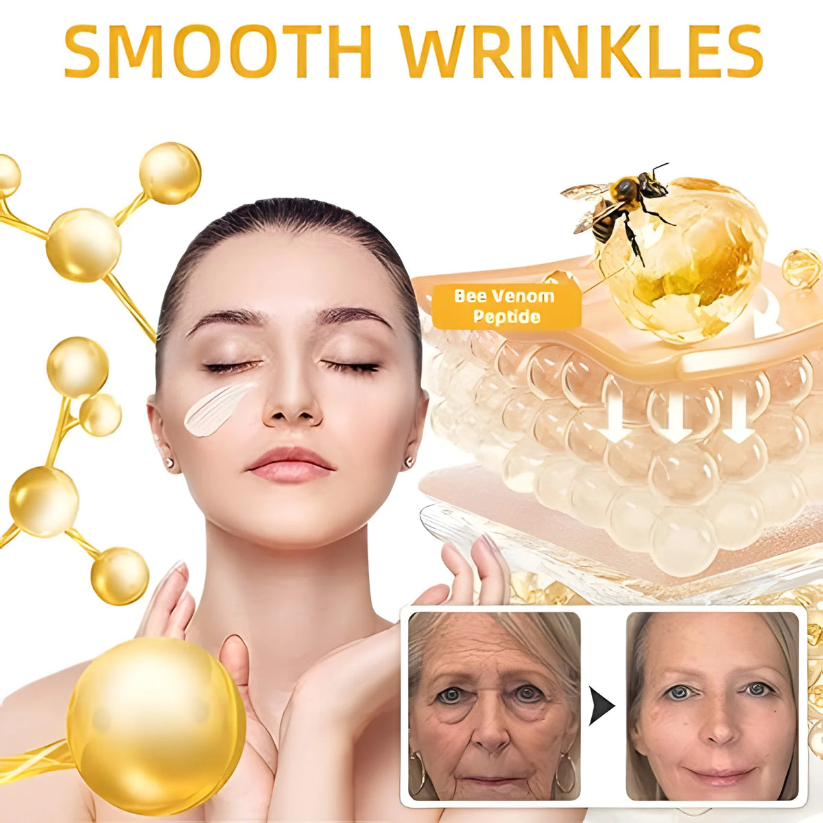 Bee Venom Moisturizing Firming Cream &ndash; Deep Hydration for Sensitive Skin