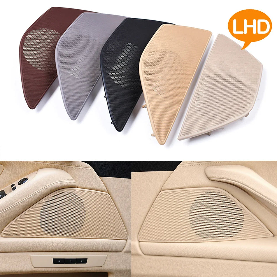 BMW F10 F11 Front Door Loudspeaker Cover, PC ABS with Rubberized Coating