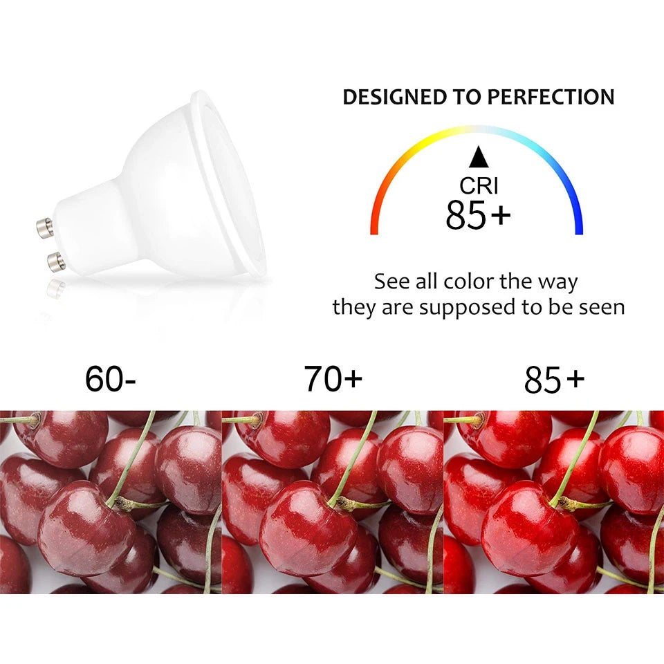 50PCS GU10 LED Spotlight Bulbs - Energy Saving &amp; Long Lifespan