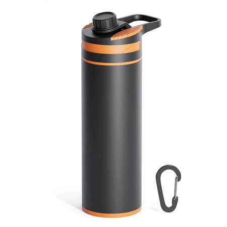 Clearly Filtered Water Bottle &ndash; Ultra Fine Filtration Orange