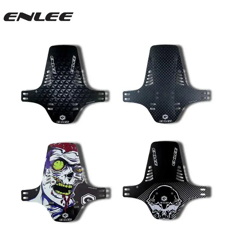 ENLEE Bicycle Fender Mountain Bike Personalized Rain Shield DH Downhill Dead Fly Front Fork Mud Removal Quick Removal by InterCyprus Trading Ltd
