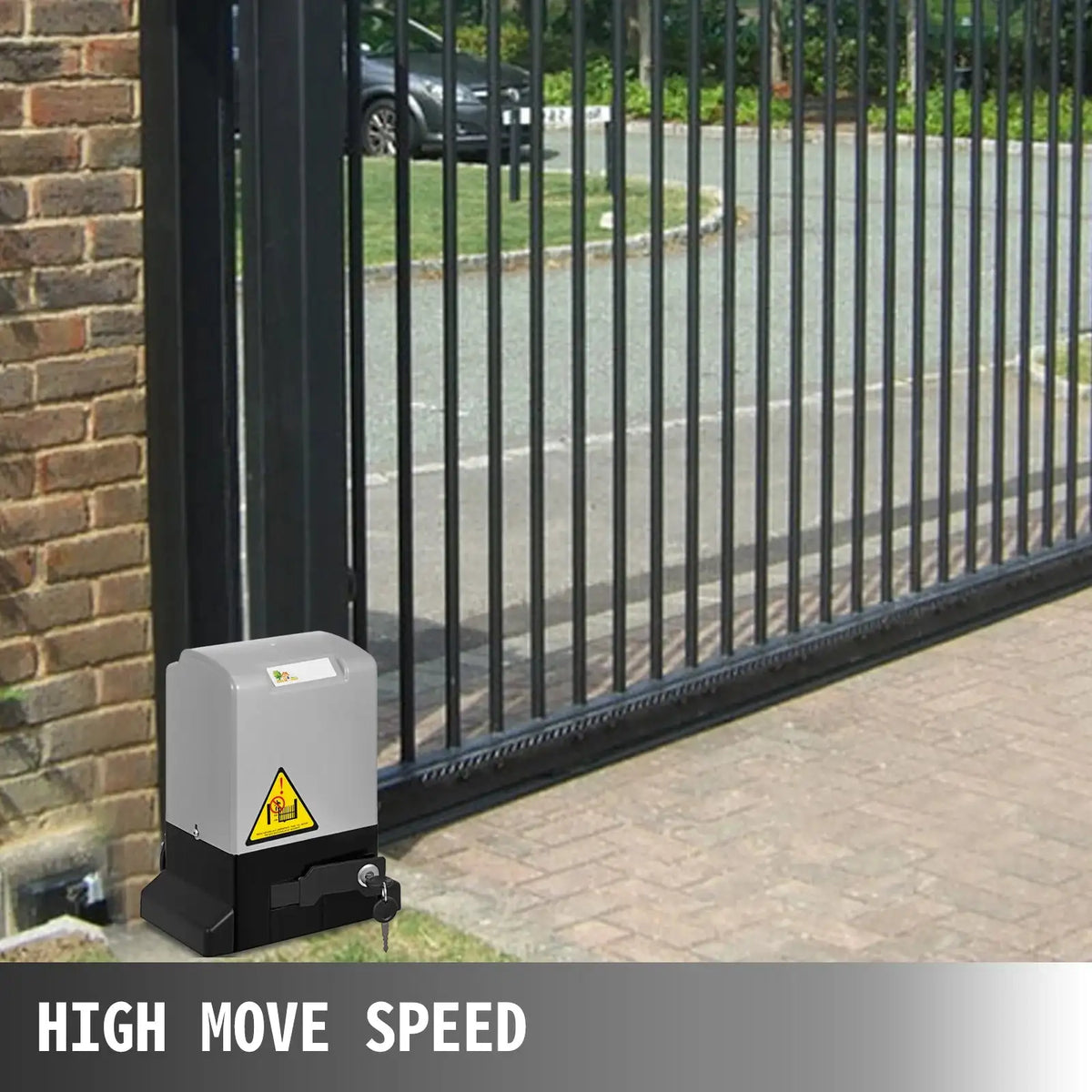 SucceBuy Automatic Sliding Gate Opener 1300LBS Electric Garage Door ...