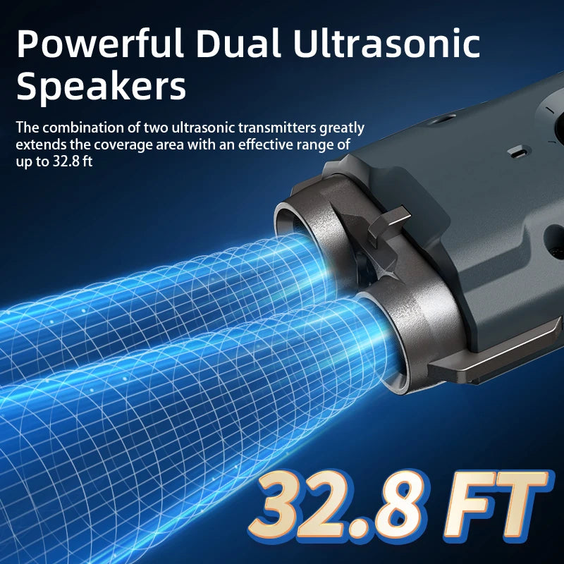 ROJECO Dog Repeller Ultrasonic Alarm &ndash; Rechargeable