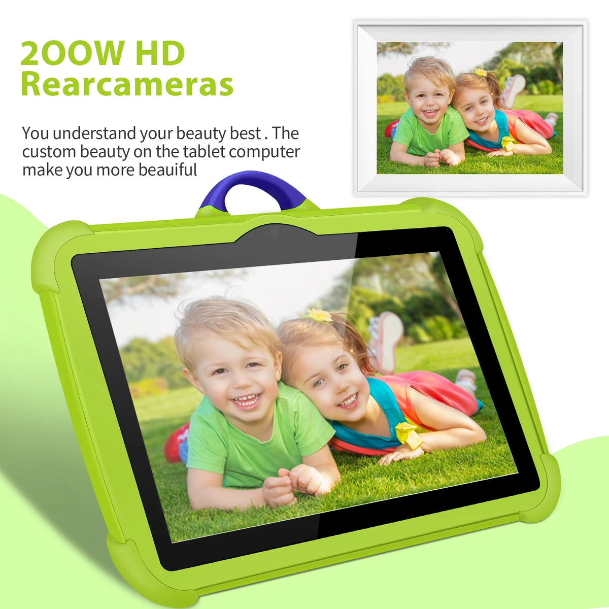 Kids Tablet 7 Inch 5G WiFi Android 13 Quad Core - Ultra Slim