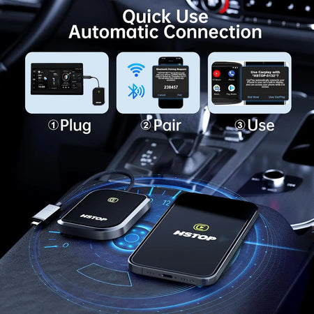 CarPlay Wireless Adapter 2024 &ndash; Seamless Wireless CarPlay