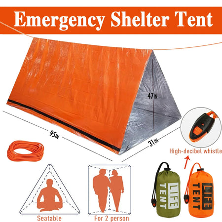 Sanke Rescue 2-Person Waterproof Emergency Survival Tent