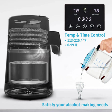 4L Water Distiller Purifier With Dual Temp Display