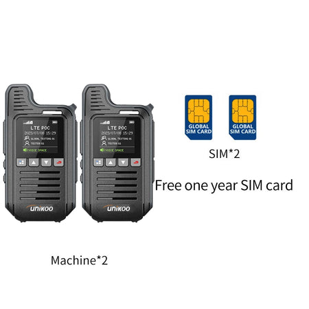Unikoo PN325 Walkie Talkie &ndash; Unlimited Distance Global Communication 2PCS / EU Plug