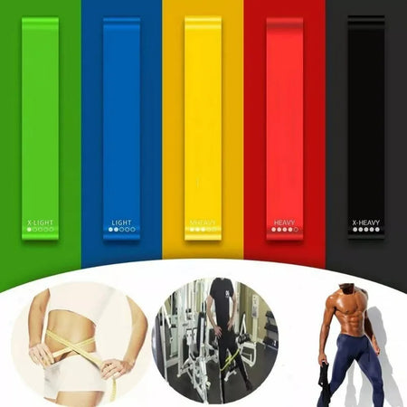Various Color Yoga Resistance Bands for Home Fitness &amp; Strength Training