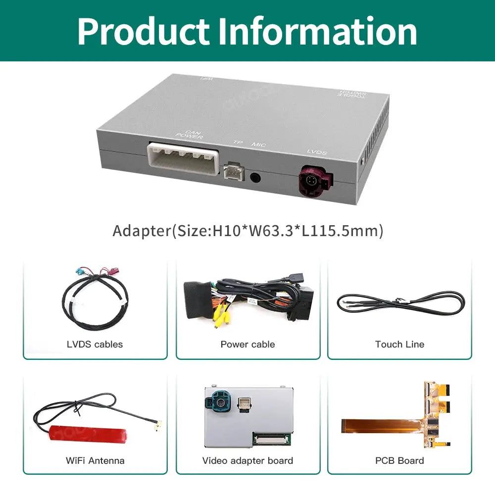 Wireless CarPlay Interface For Alfa Giulietta 2014-2021 Fiat 500X 2015-2017 Fiat 500L 2013-2014 With Mirror Link Android Auto by InterCyprus Trading Ltd