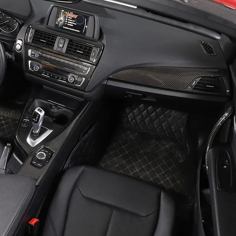 BMW 1 2 Serie ABS kulfiber midterkonsol gear klistermærke