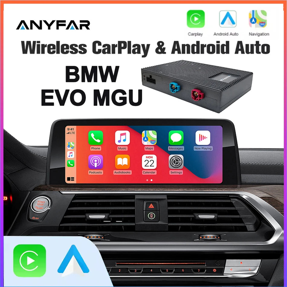 BMW 1 Series Wireless CarPlay Android Auto with Rear Camera