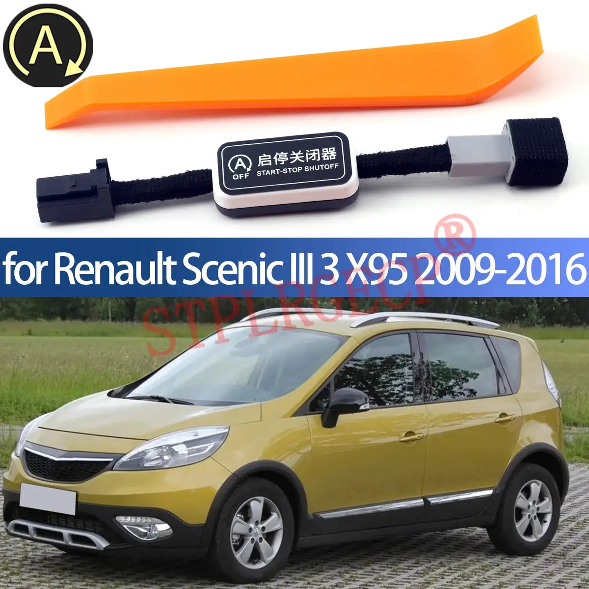 Automatic Stop Start Engine System Off Cable Plug and Play Eliminator for Renault Scenic III 3 X95 2009-20214 2015 2016 by InterCyprus Trading Ltd