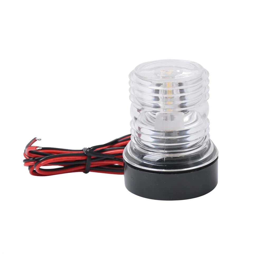 Fold Down Anchor Light for Yachts - Stainless Steel LED Navigation Lamp small light