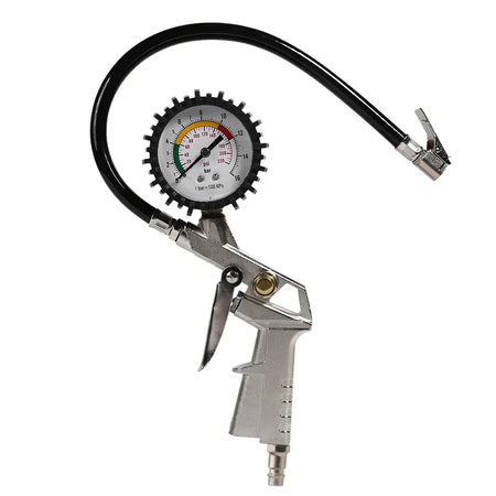 New Car Tire Pressure Gauge - 0-220 PSI EU Plug Durable EU