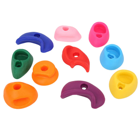10pcs Climbing Holds Multicolored &ndash; Non-Toxic Plastic