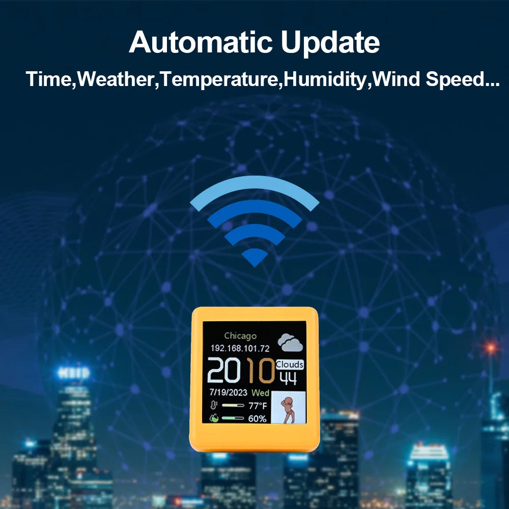 NEIMZ Mini Smart WiFi Weather Station &ndash; DIY Animation Function