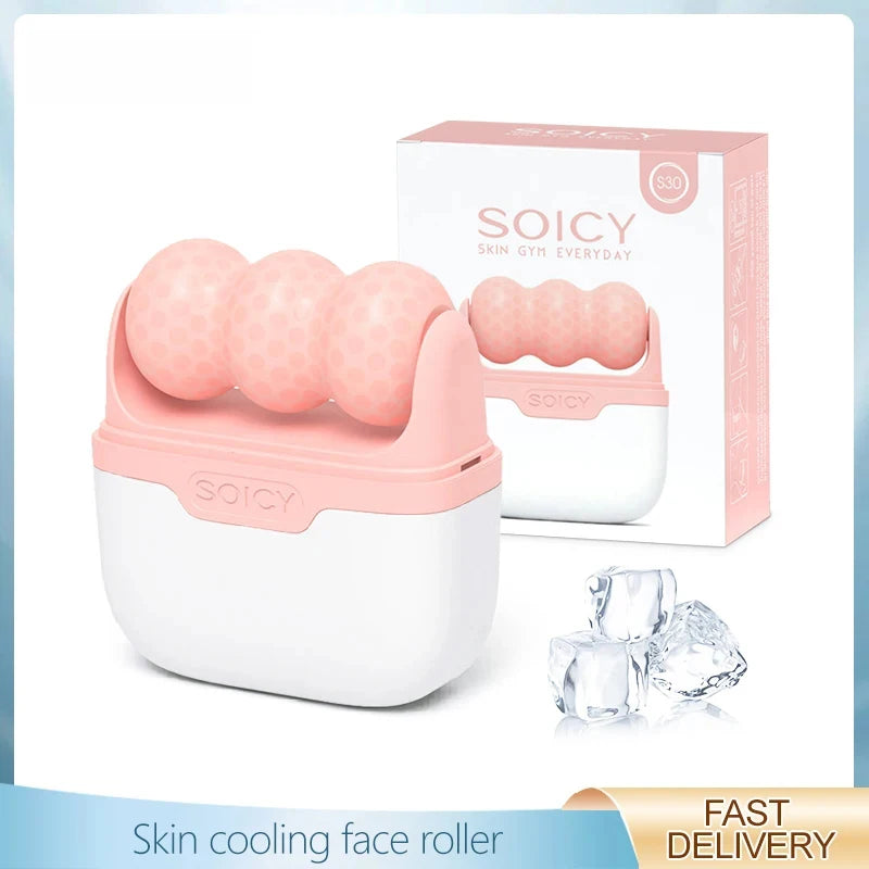 Iskall Ansiktsmassageroller Anti-rynka Lifting