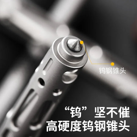 Tungsten Steel Titanium TC4 Tactical Pen &ndash; Self Defense