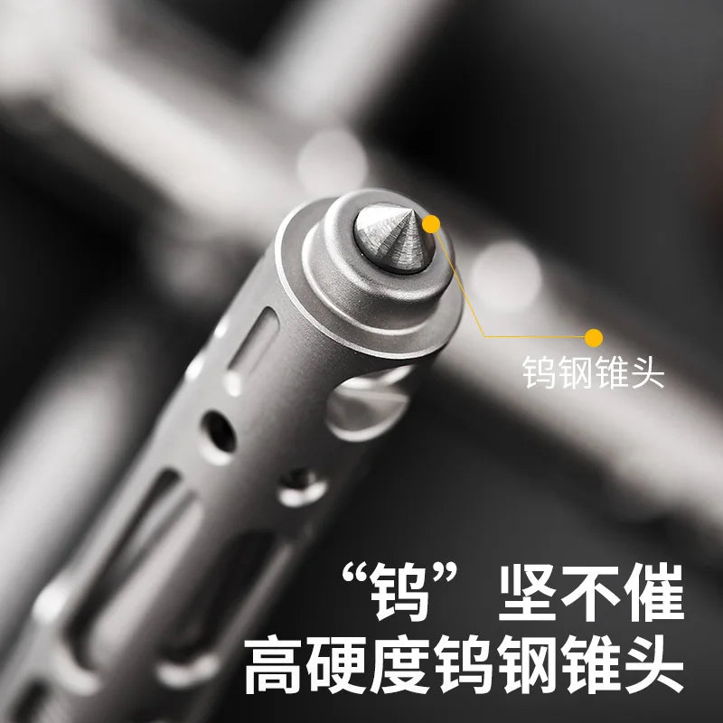 Tungsten Steel Titanium TC4 Tactical Pen &ndash; Self Defense