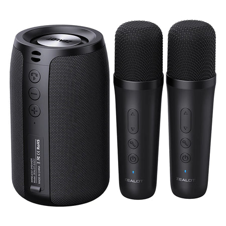 ZEALOT-S32M Karaoke Machine &ndash; Portable Bluetooth Speaker 2 microphone