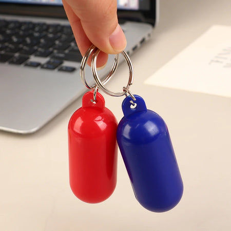 2Pcs Boat Kayak Floating Keyring Buoyant Sailing Boat Float Canal Keychain For Boating Fishing Kayaking Rafting Surfing