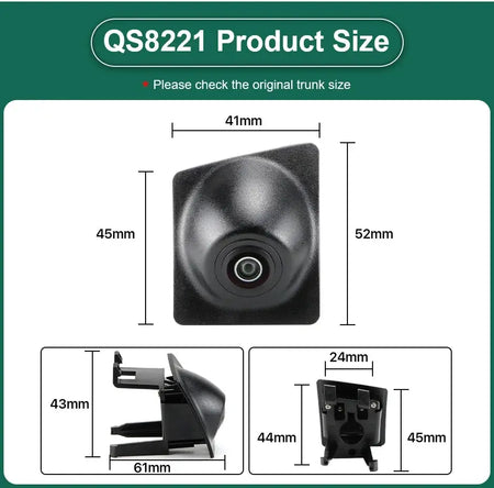 GreenYi AHD 1080P Car Front View Camera For BMW E60 F30 F10 E46 E39 X5 E53 E39 F11 X3 E83 F25 E90 F31 E82 E61 X1 E84 F48 E70 E92 by InterCyprus Trading Ltd